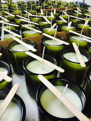 Candle production!