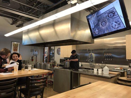 Mark - Bree Hut kitchen classroom