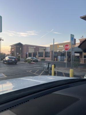 Outdoor end of Walmart