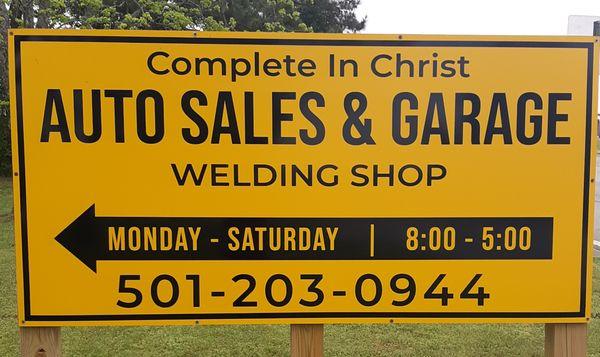 Complete In Christ Auto Sales