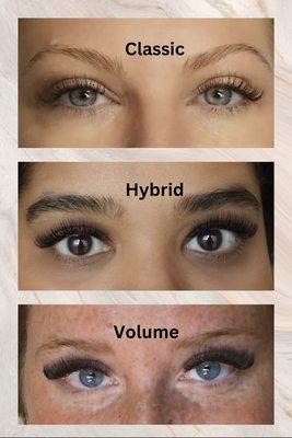 Lash Set Options