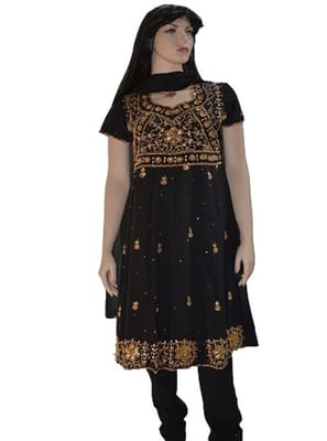 Bewitching Black Salwar Kameez