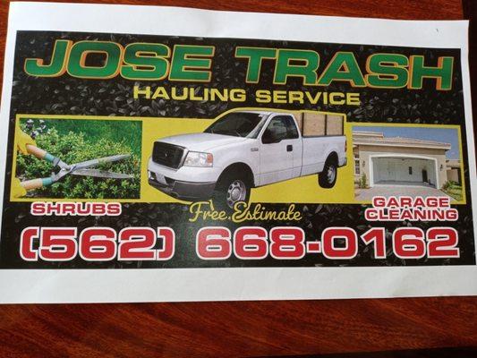 Jose's Trash Hauling Service