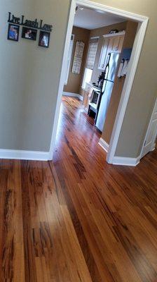 Hardwood flooring