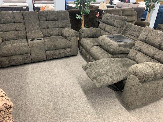 Reclining sofa & loveseat