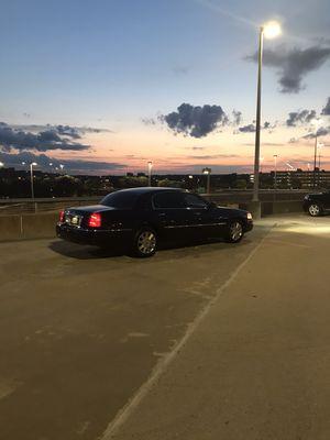 Sunset at newark airport