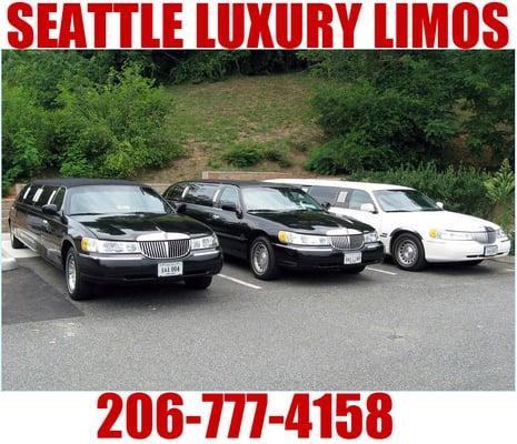 Seattle Luxury Limos is the premier limousine company in Western Washington. Call us at 206-777-4158 for a free quote!