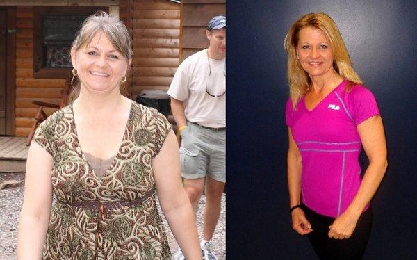 Cheryl lost 40lbs and 40 inches and still going strong.