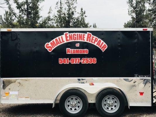 Small Engine Repair of Redmond has a fantastic mobile setup to perform service on site if needed!