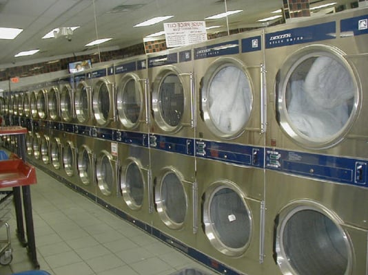 Fluff & Fold has 48 hot dryers.
www.fluffandfoldlaundromat.com