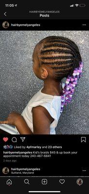 Kids braids