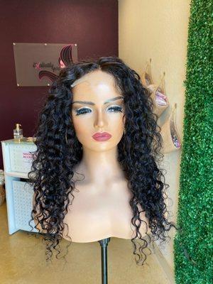 curly hair human hair wig