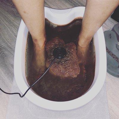 Ionic foot bath