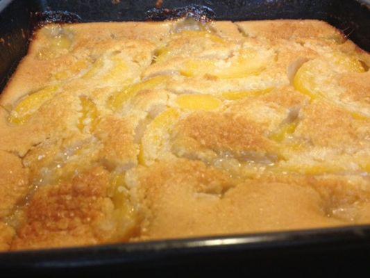 Peach Cobbler Dump Cake