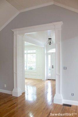 West Islip Interior Painting and Custom Crown Molding