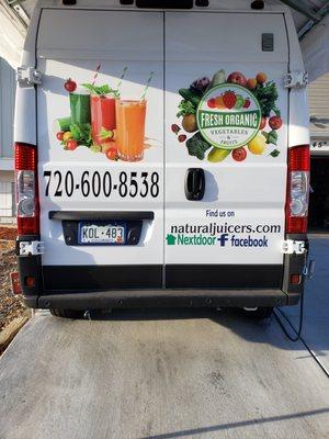 The Best Organic Juices and smoothies on a juice truck in Aurora co.