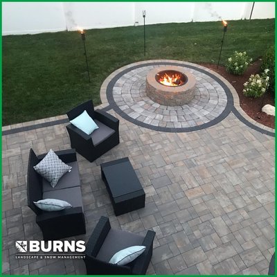 Enjoy your yard year-round with a new patio and fire pit!