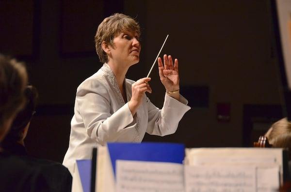 Kathy Beckmann, artistic director and conductor of the Northern Dutchess Symphony Orchestra.