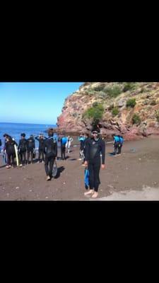 Annual 7th grade field trip to Catalina Island.