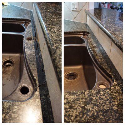 Cracked Granite Repair