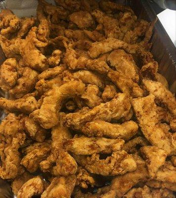 Our hand cut broasted chicken tenders