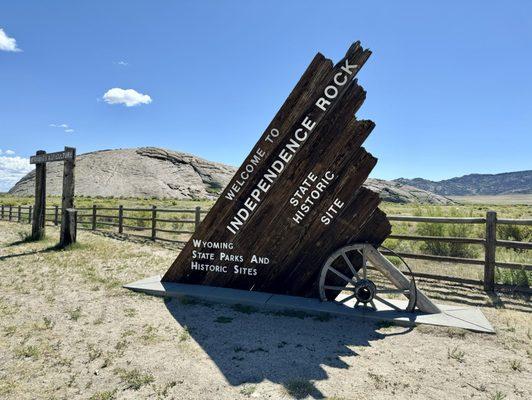 07.04.24 a granite outcrop where thousands of emigrants carved their names and messages on the Oregon Trail