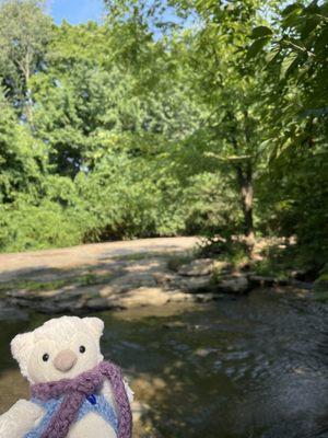 They have a pretty stream running through the park