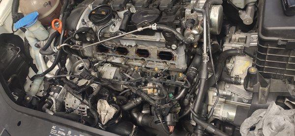 2003 Volkswagen EOS intake manifold replacement