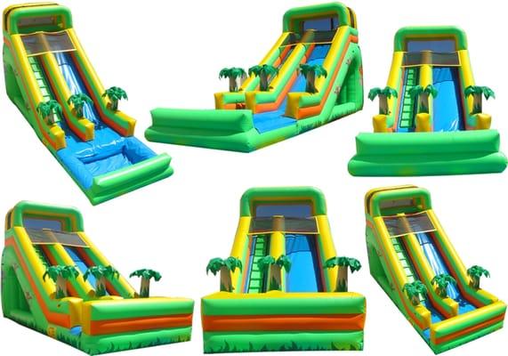 18' Tall Tropical Slide! Great for Luau and Graduation parties!