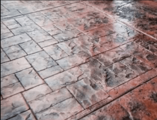 stamped concrete, colored stamped concrete, decorative concrete