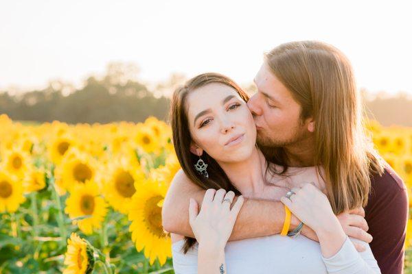 Holland Farms Session.  Milton, FL.  Sunflower Fields.