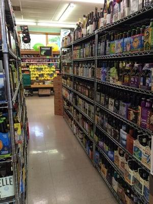 Aisles of beer