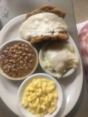 Country fried steak dinner