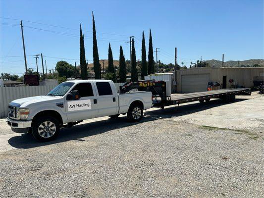 We are an owner/operator and will tow it all for you!