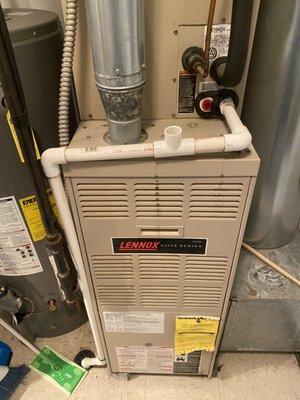 Repaired furnace