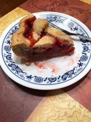 Strawberry Rhubarb Pie! Better than my moms!