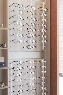 Wide selection of frames including more economical options to high end designer to suit all budgets.