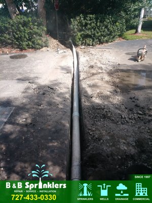 Commercial irrigation project