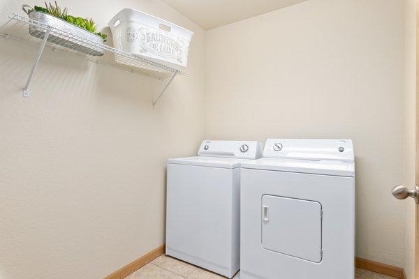 Washer and Dryer in Every Unit!