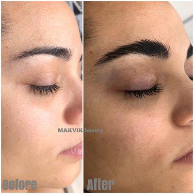 Yumi Lashes keratin lift + tinted & Brows lamination + tinted