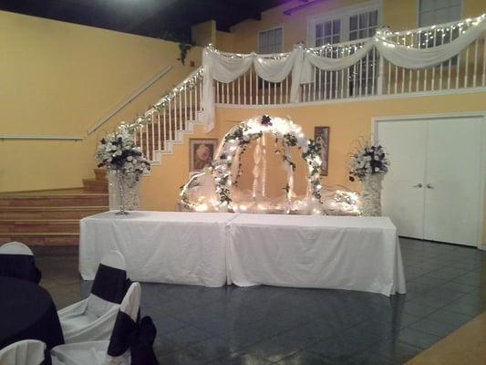 Stairs to Bridal Room