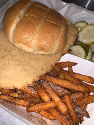 Tenderloin and Sweet Potato Fries