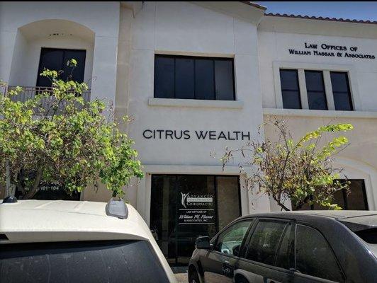 Citrus Wealth | 1461 Ford Street, Suite 103 | Redlands, California 92373