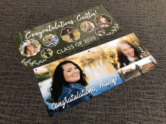 Personalized Senior Graduation Party Banners