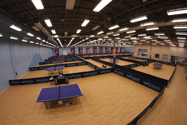 Triangle Table Tennis has a 30,000 sq. ft., professionally outfitted center for players of all levels.