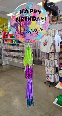 Paint jumbo balloon.