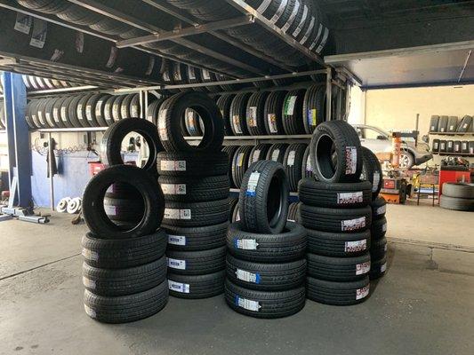 Come and have a look at our tire selection. Over 1,000 new tires to choose from.