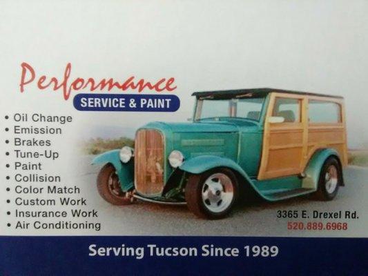 Performance Service and Paint