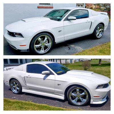 Before and after! Kris and Kyle's crew were awesome to work with and did a great job on my car! Wouldn't go anywhere else!