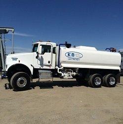 Water truck service rental